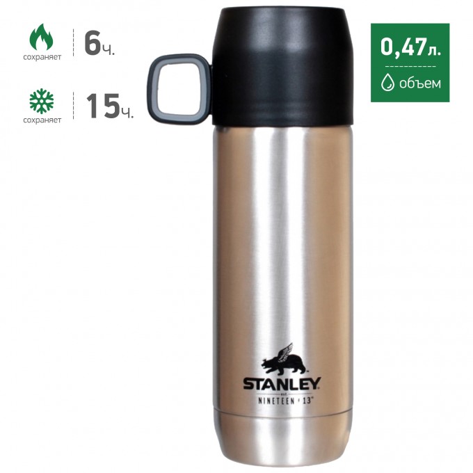 Термос STANLEY NINETEEN13 VACUUM FLASK 0,47L металлик 10-01041-037 Термос STANLEY NINETEEN13 VACUUM FLASK 0,47L металлик 10-01041-037